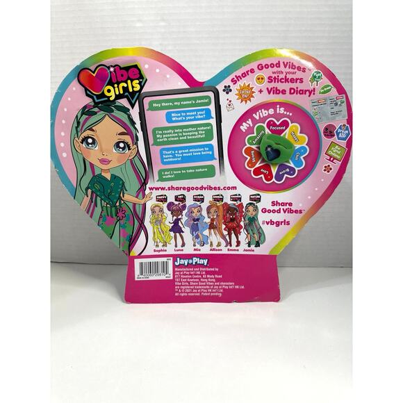 vibe girls, Jamie nature vibe, has long green & pink hair down to her feet. NWT - Picture 2 of 7